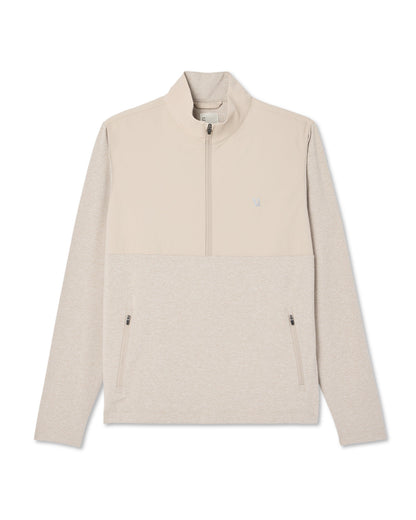 Sunday Element 1/2 Zip Men's Toast Heather Pullover | Vuori Clothing