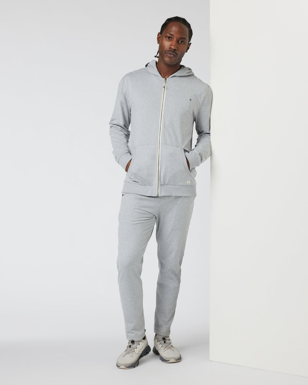 Coronado Hoodie Men's Heather Grey Hoodie | Vuori