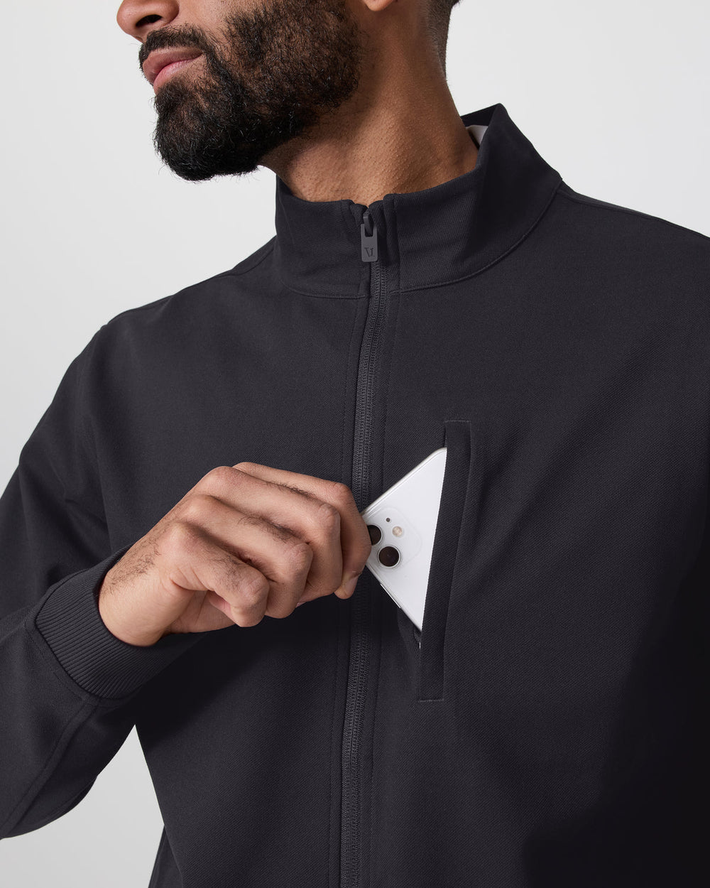 MetaAdapt Full Zip Black | Vuori Online