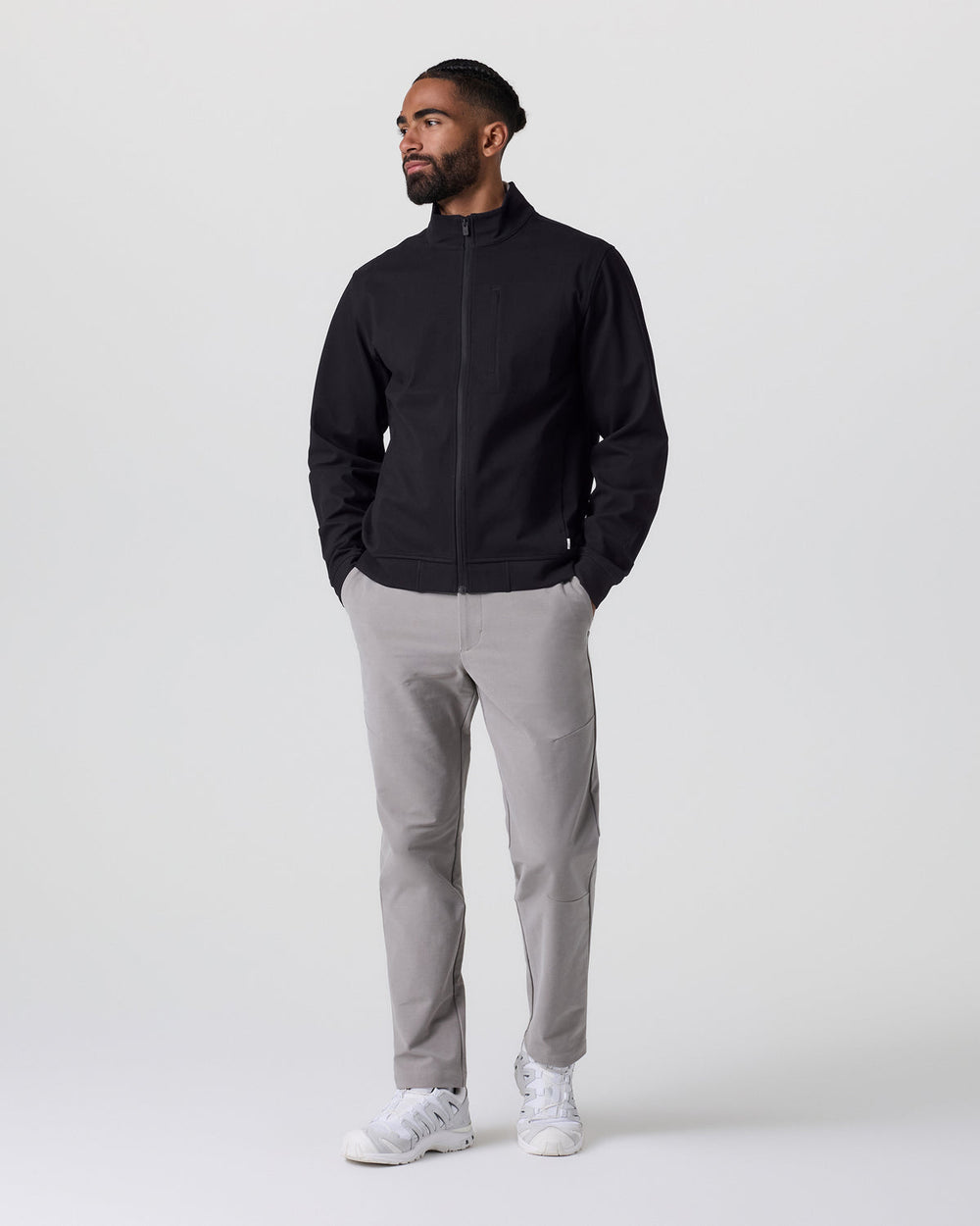 MetaAdapt Full Zip Black | Vuori Online