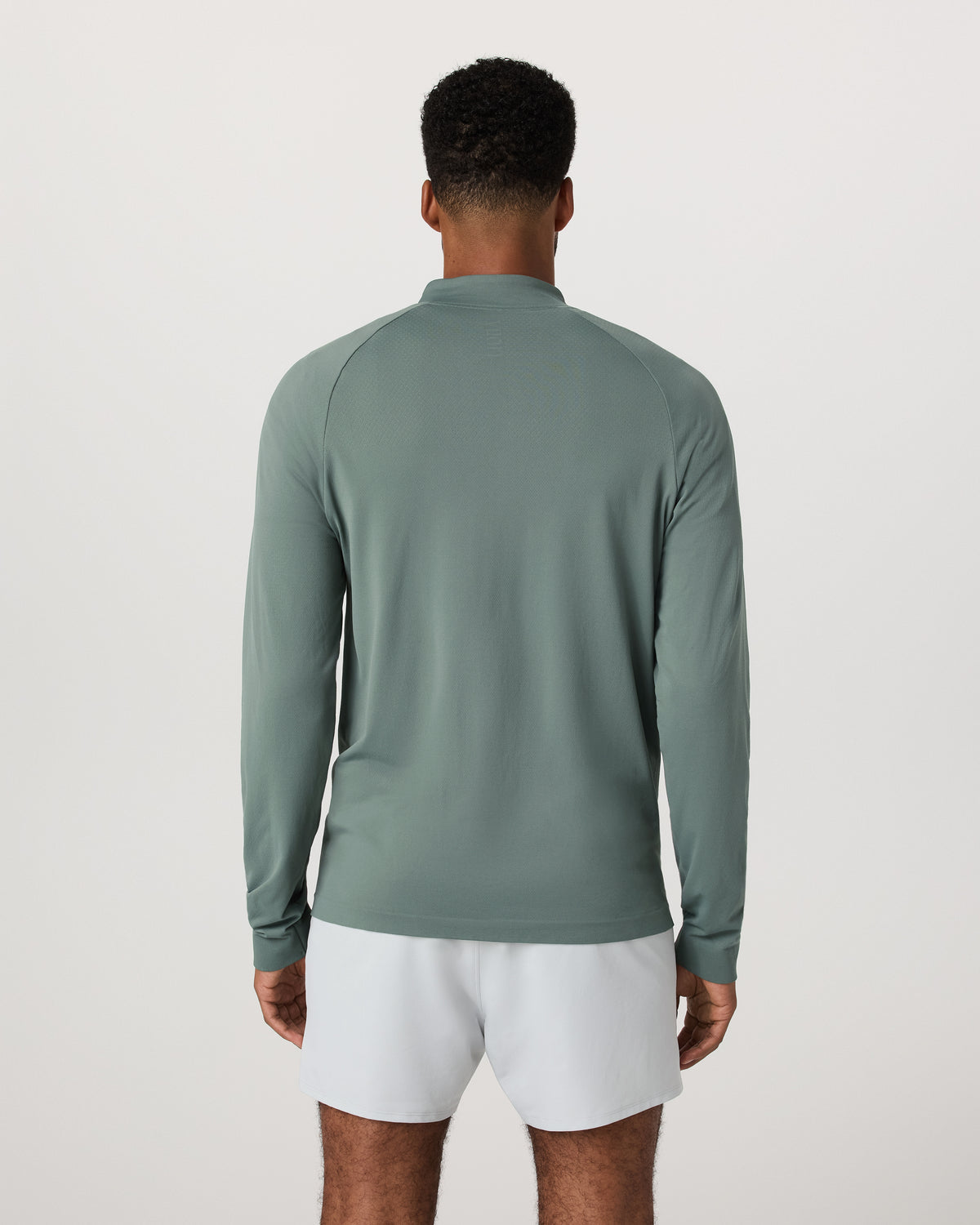 Clearview Seamless Quarter Zip Men's Marsh Long Sleeve | Vuori Outlet