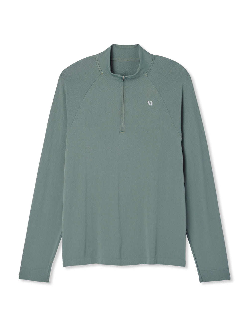 Clearview Seamless Quarter Zip Men's Marsh Long Sleeve | Vuori Outlet