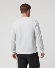 Jamestown Crew Men's Frost Grey Waffle Crewneck | Vuori US