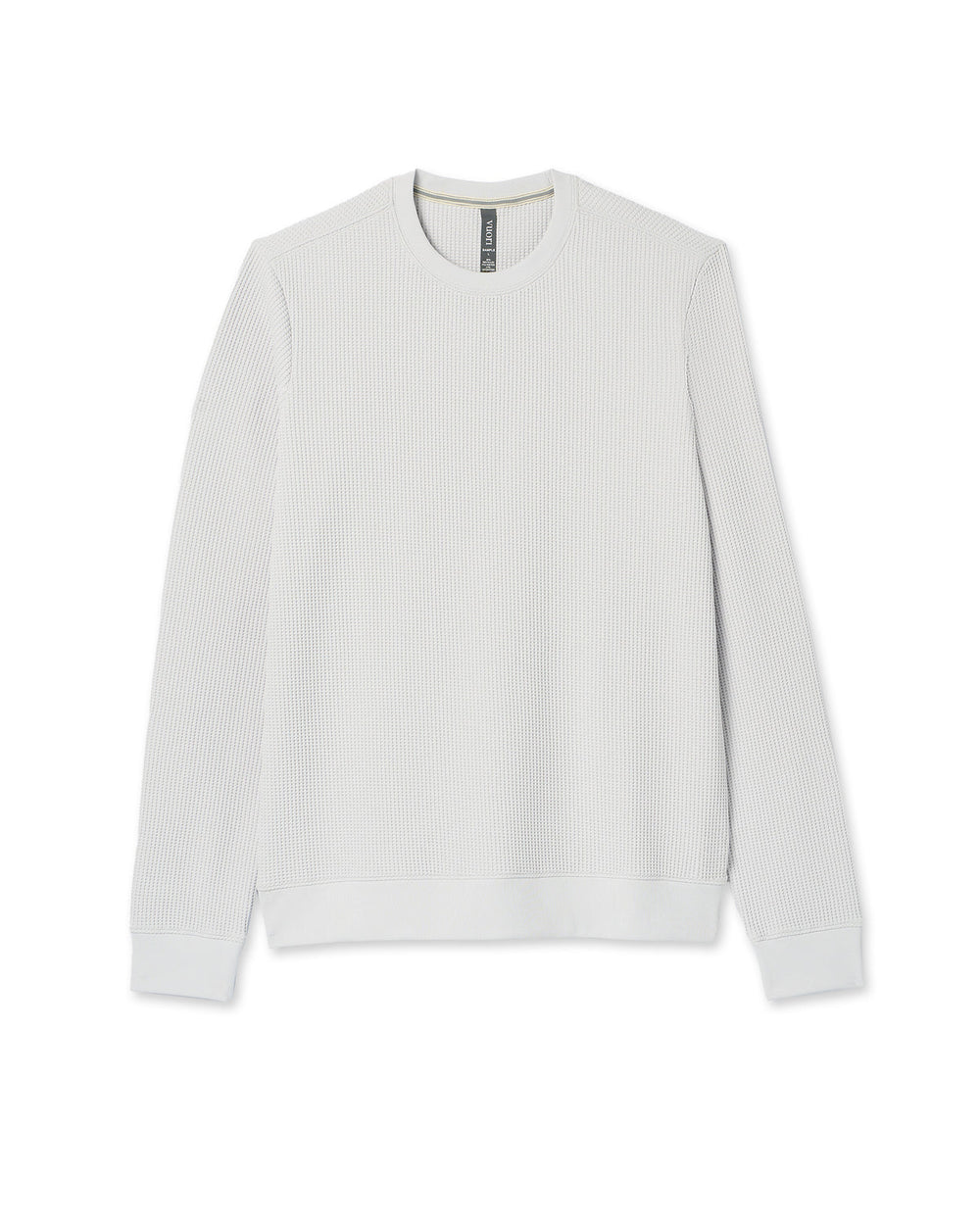 Jamestown Crew Men's Frost Grey Waffle Crewneck | Vuori US