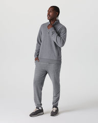 Cypress 1/4 Zip 2.0 Heather Grey | Vuori