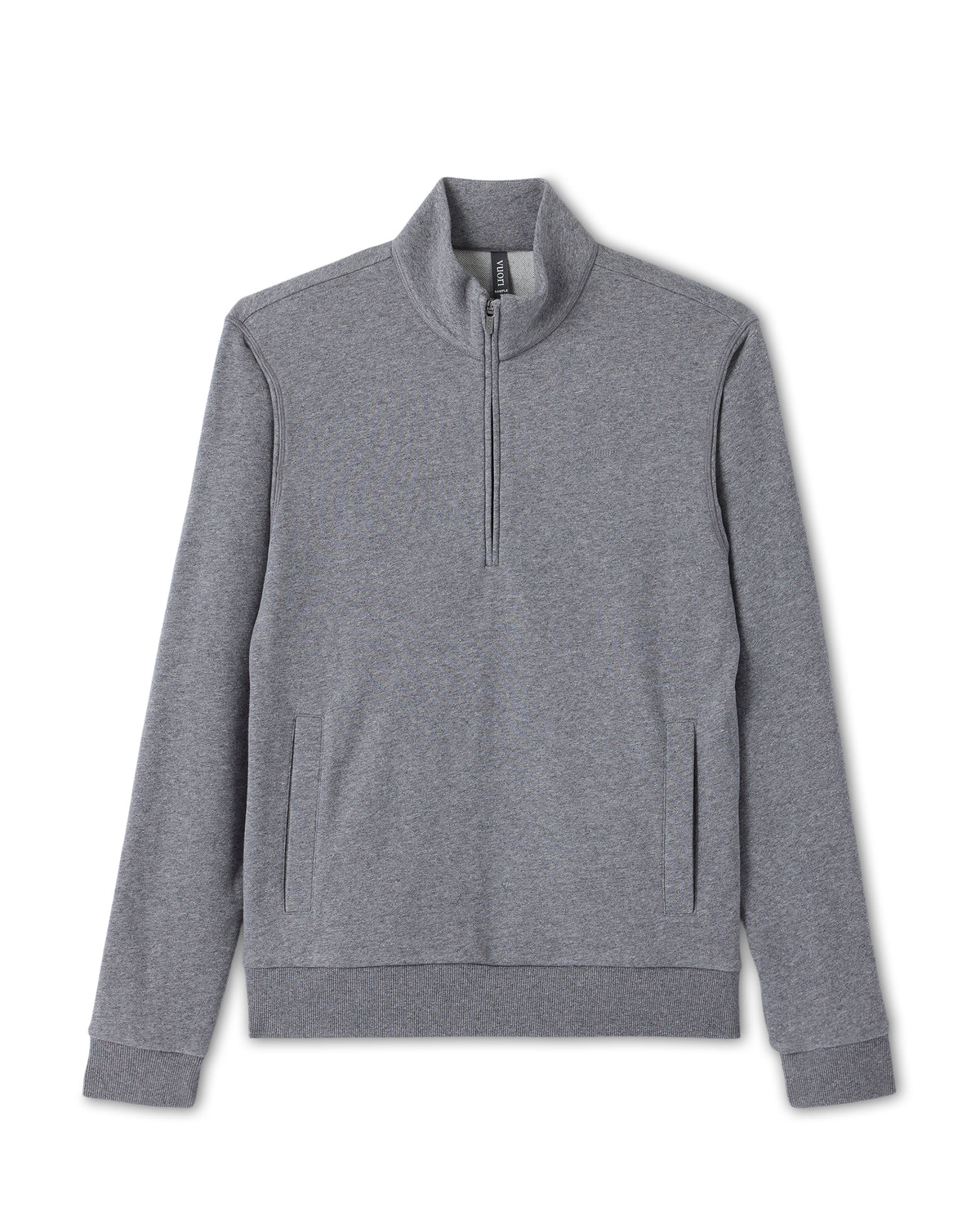 Cypress 1/4 Zip 2.0 Heather Grey | Vuori