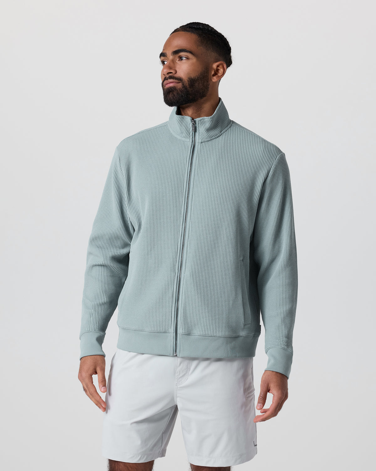 Jamestown Full Zip Mist | Vuori Discount