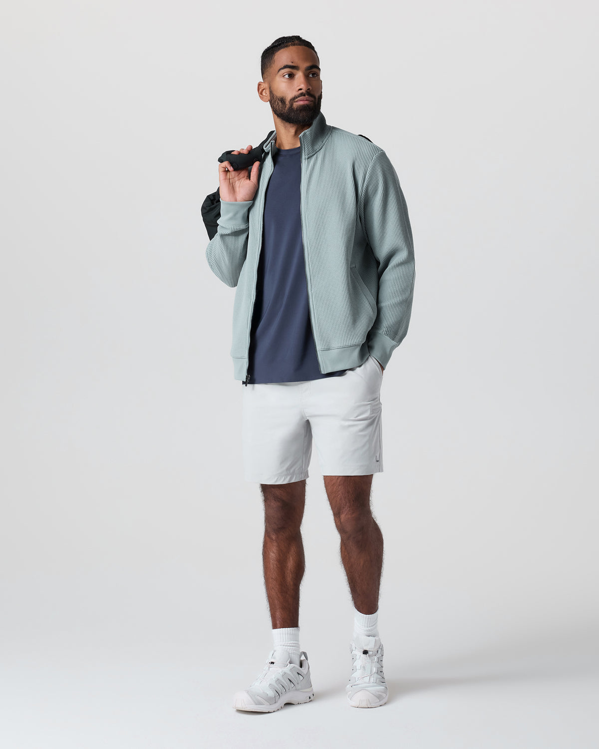 Jamestown Full Zip Mist | Vuori Discount