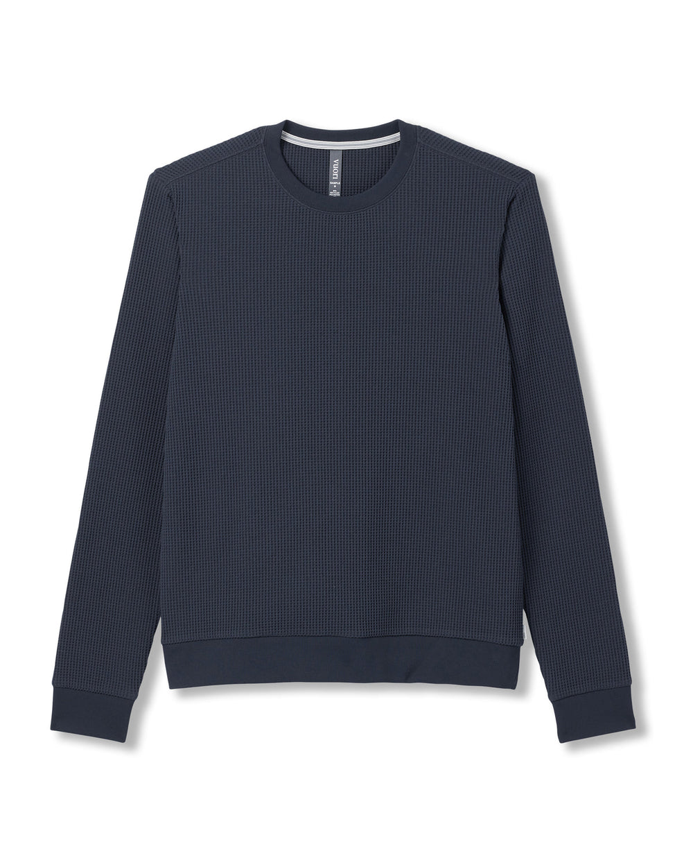 Jamestown Crew Men's Navy Waffle Crewneck | Vuori Sale