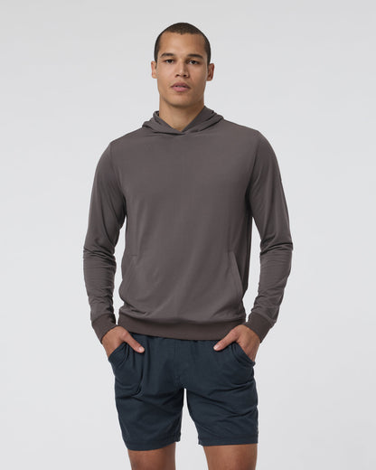 Double Mesh Hoodie Warm Grey | Vuori On sale