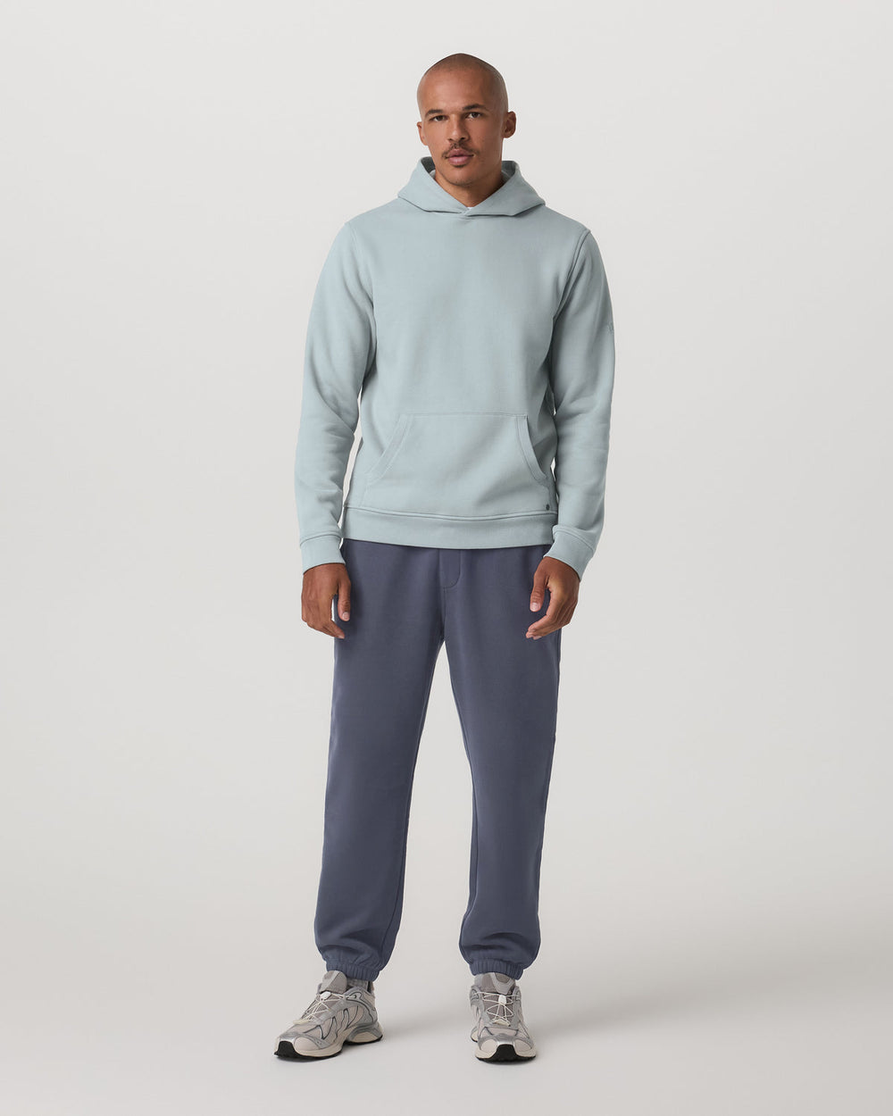 Seaside Pullover Hoodie Men's Blue Haze Pullover Hoodie | Vuori For sale