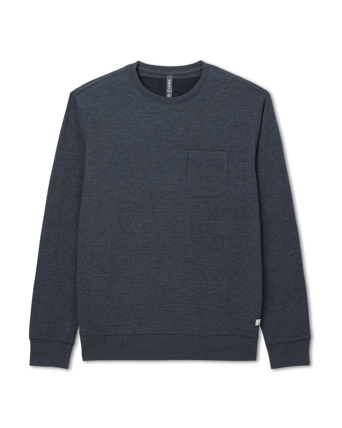 Jeffreys Crew 2.0 Men's Navy Heather Pullover Crewneck | Vuori Online