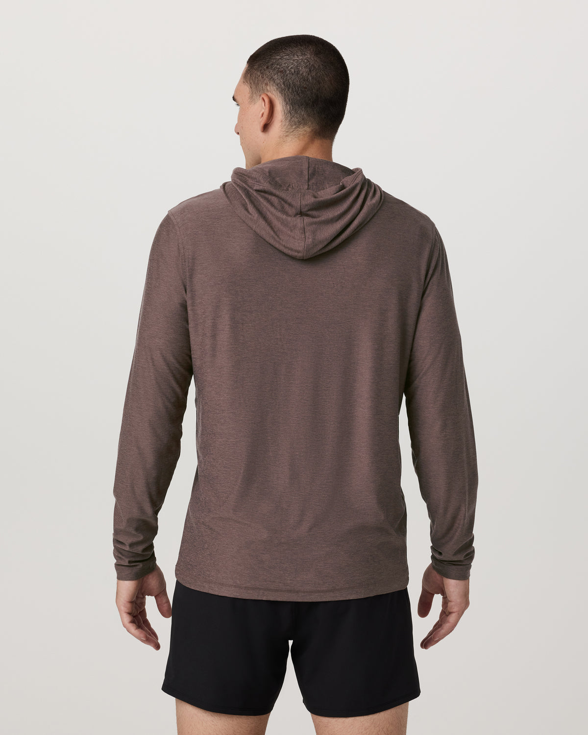 Strato Tech Hoodie Men's Huckleberry Heather Hoodie | Vuori Outlet