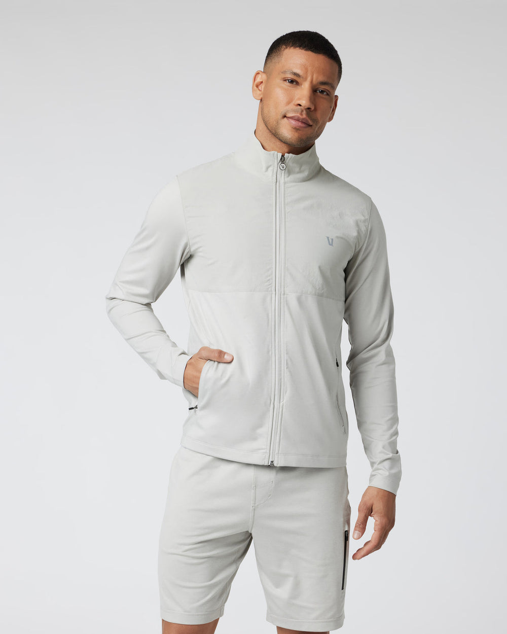 Sunday Element Track Jacket Vapor Heather | Vuori Sale