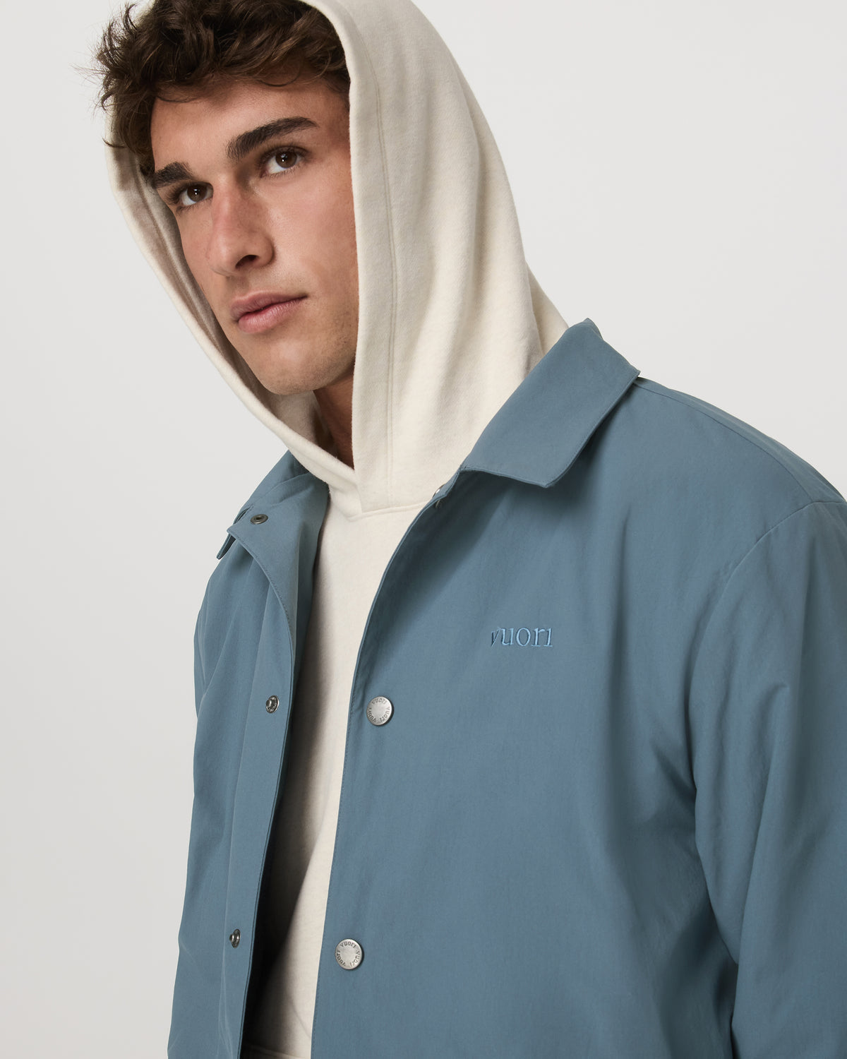 V1 Coach Jacket Men's Blue Sea Jacket | Vuori On sale