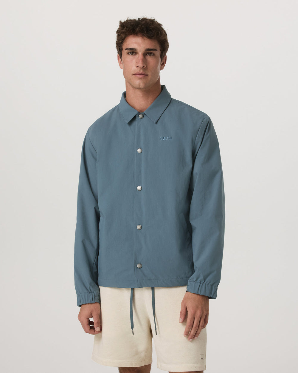 V1 Coach Jacket Men's Blue Sea Jacket | Vuori On sale
