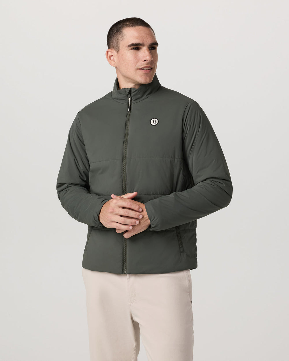 Echo Insulated Jacket 2.0 Men's River Rock Jacket | Vuori Online