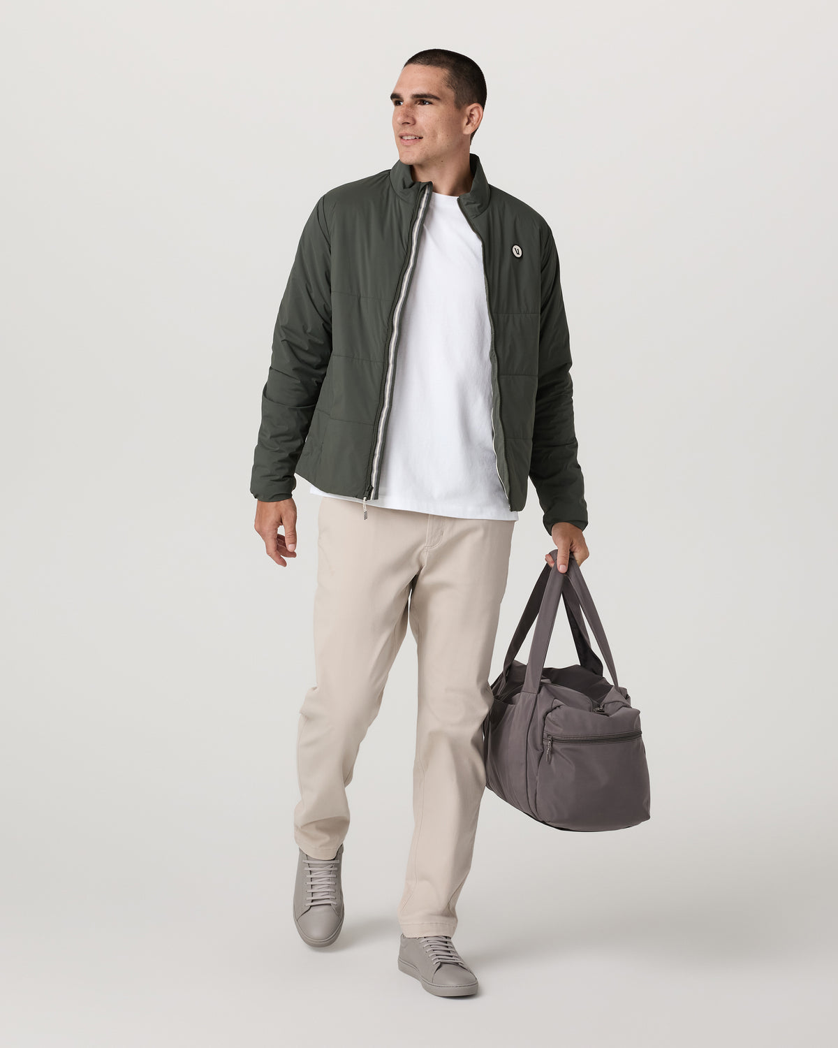 Echo Insulated Jacket 2.0 Men's River Rock Jacket | Vuori Online