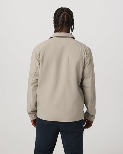 V1 Coach Jacket Men's Truffle Vintage Style Jacket | Vuori US