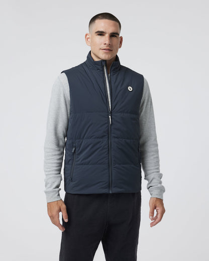 Echo Insulated Vest 2.0 Men's Navy Vest | Vuori Clothing