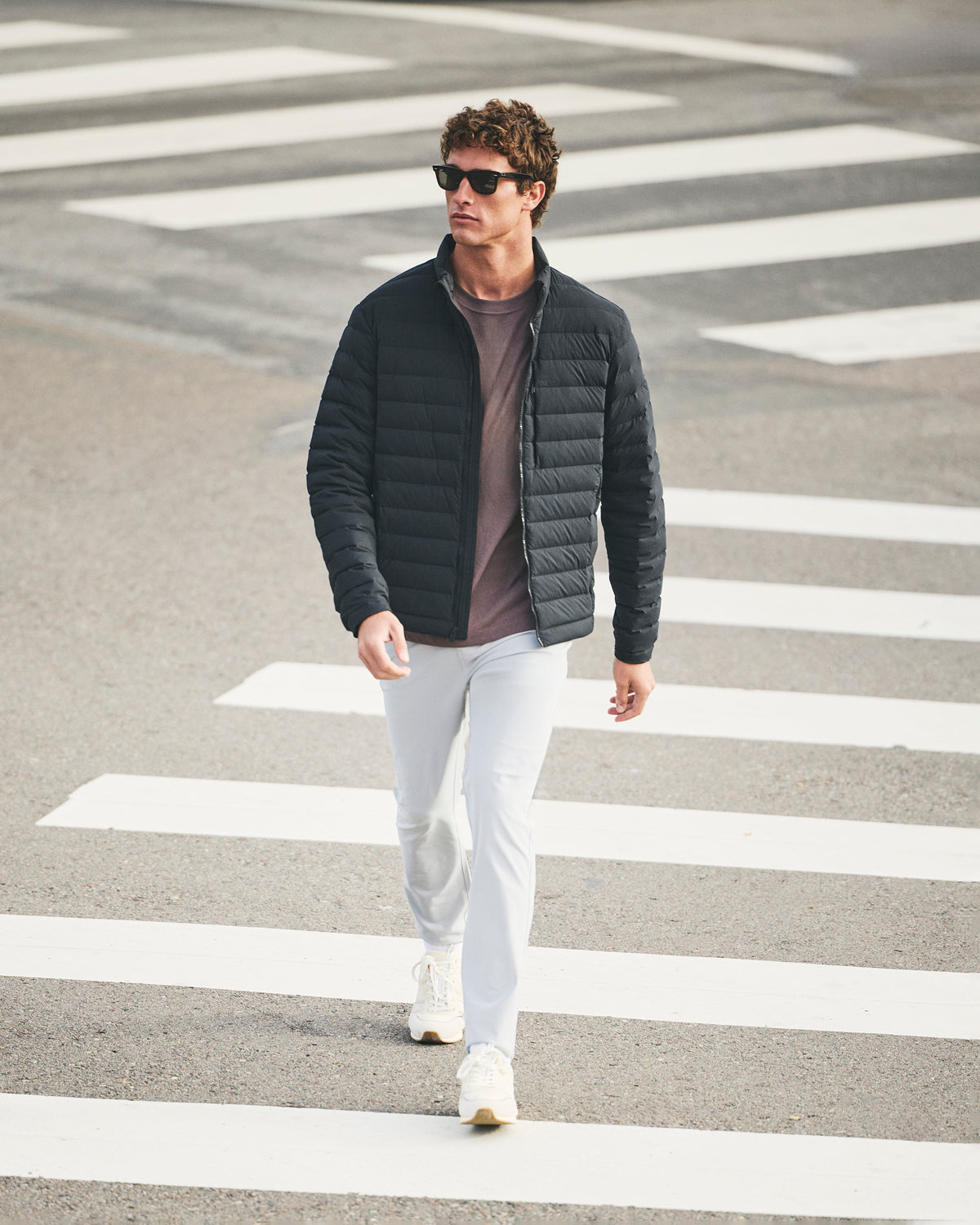 Steadfast Insulated Full Zip Jacket Black | Vuori