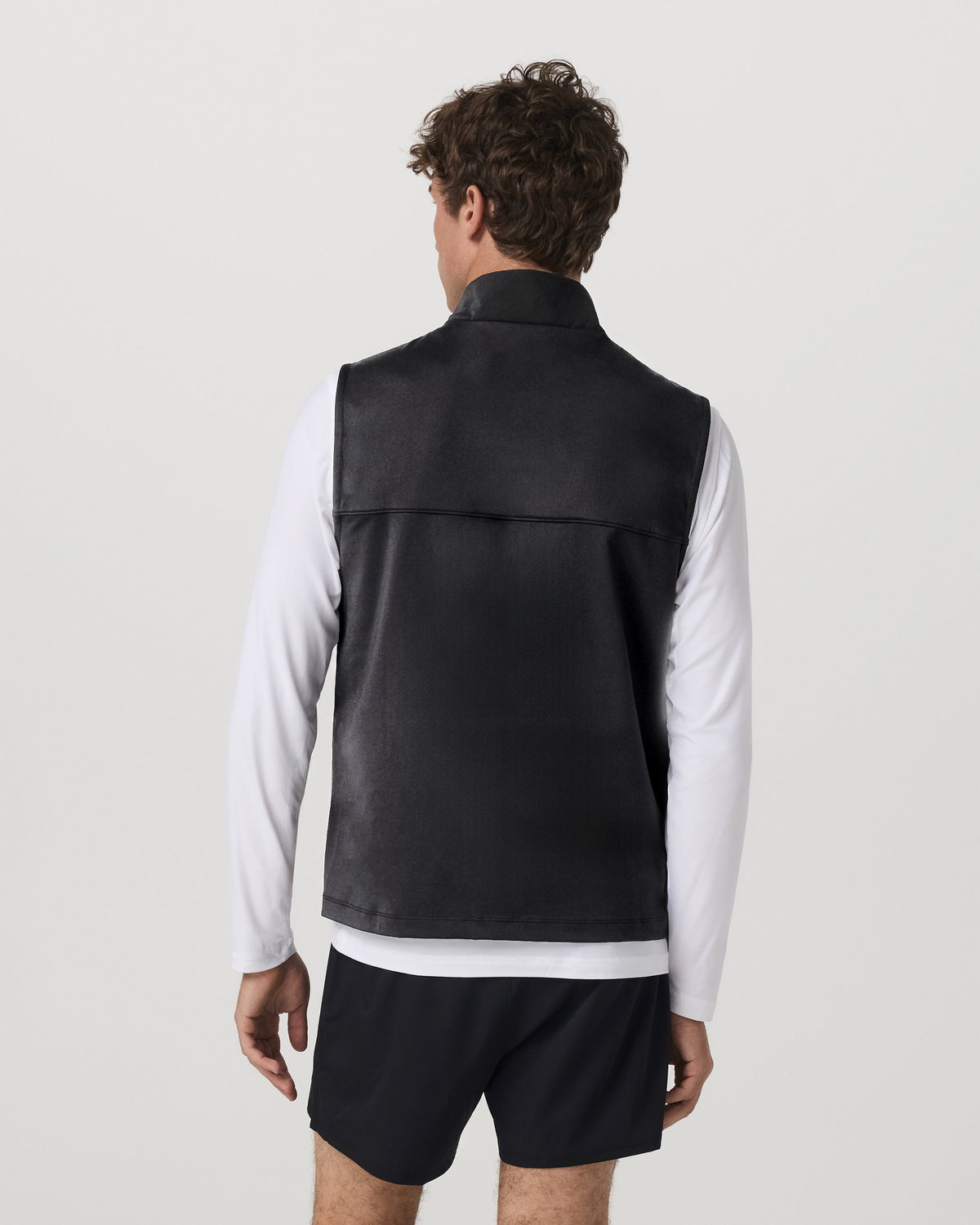 Sunday Insulated Hybrid Vest Men's Black Training Vest | Vuori Discount