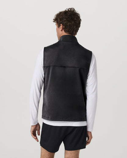 Sunday Insulated Hybrid Vest Men's Black Training Vest | Vuori Discount