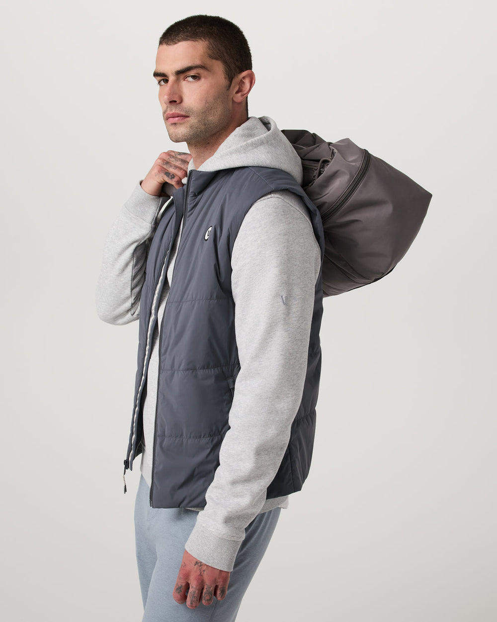 Echo Insulated Vest 2.0 Men's Moonlight Vest | Vuori Sale