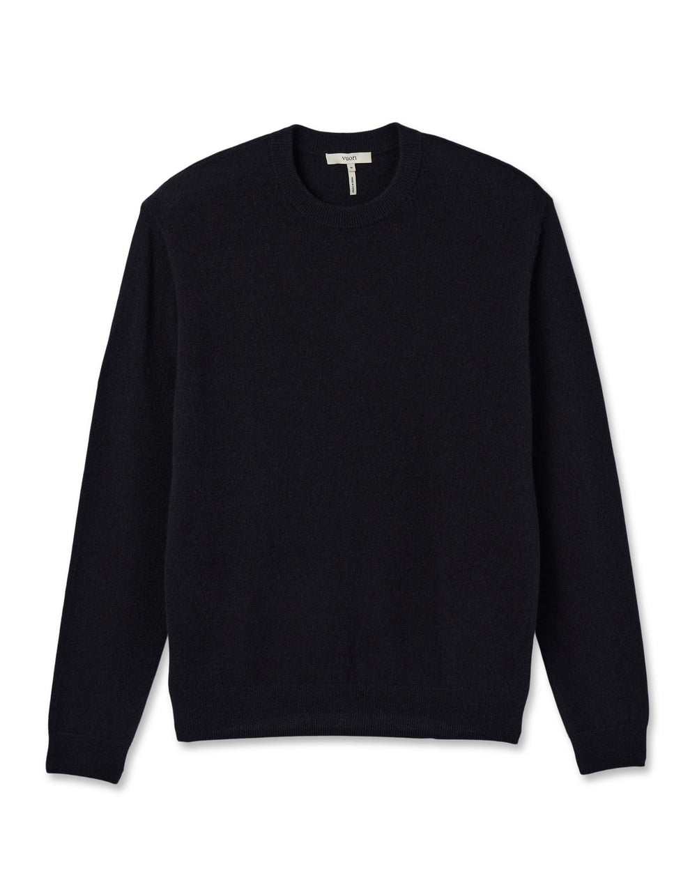 Berik Cashmere Sweater Men's Black Crewneck Sweater | Vuori On sale