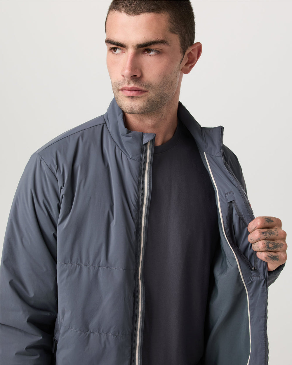 Echo Insulated Jacket 2.0 Men's Moonlight Jacket | Vuori Online