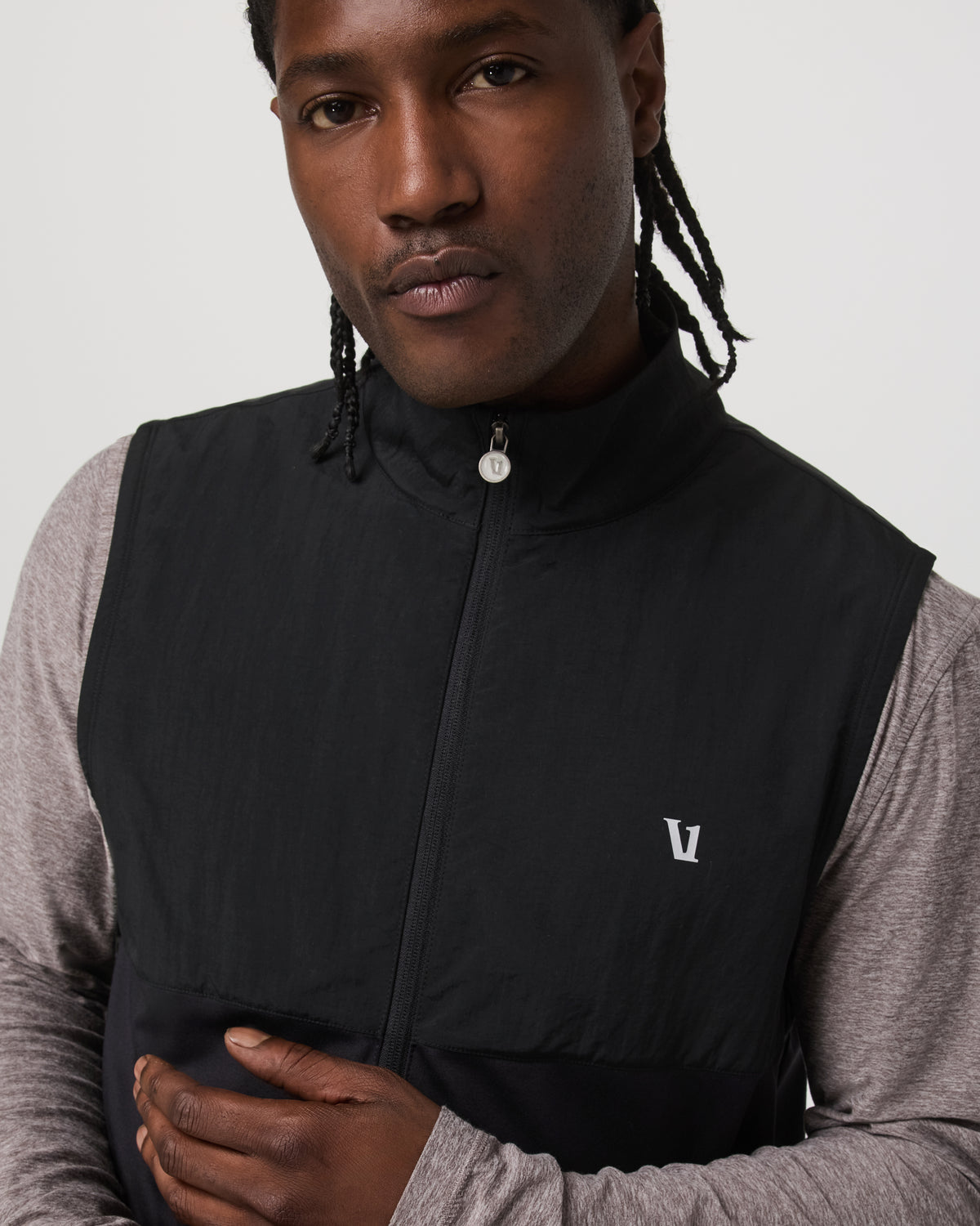 Sunday Element Vest Men's Black Vest | Vuori US