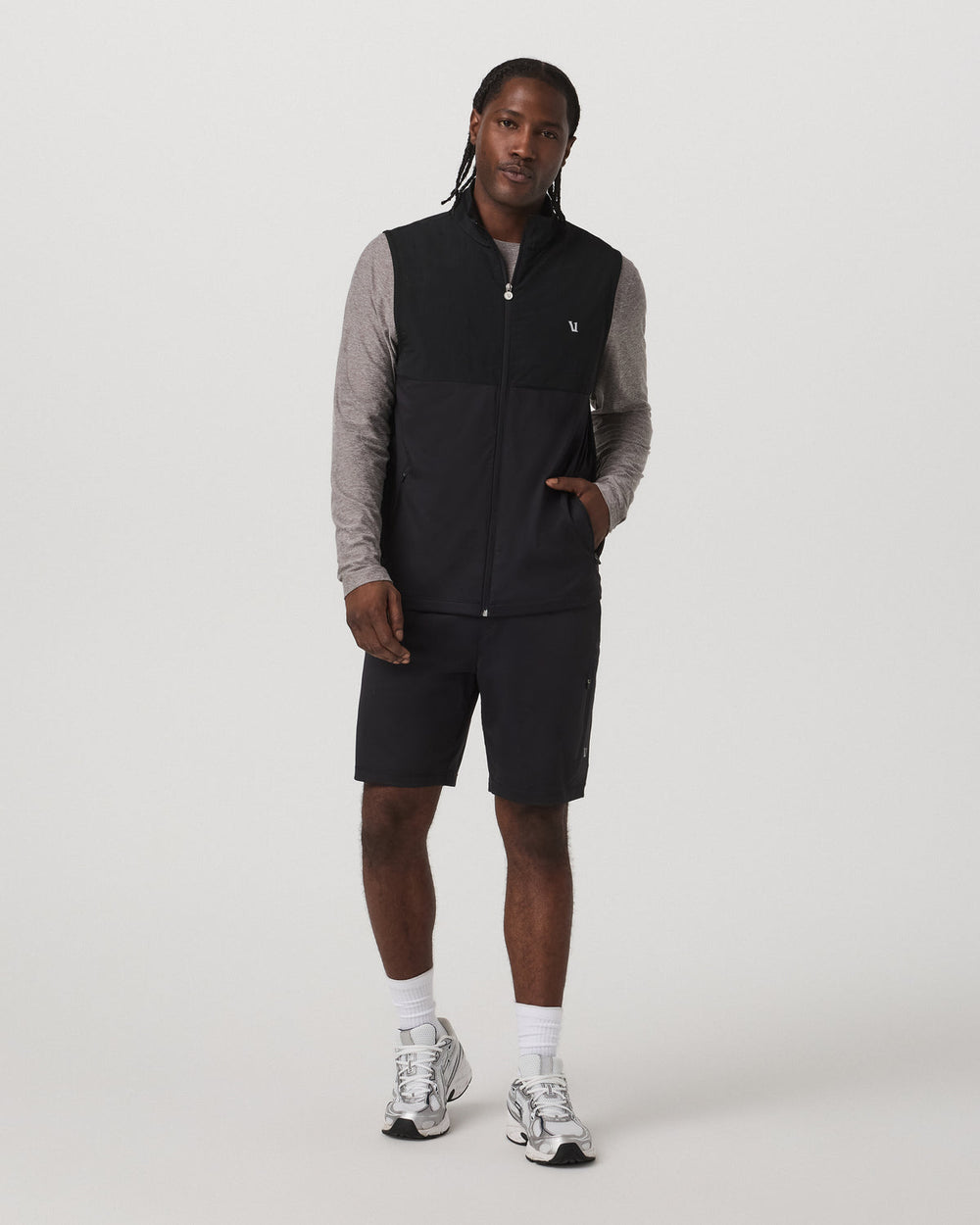 Sunday Element Vest Men's Black Vest | Vuori US