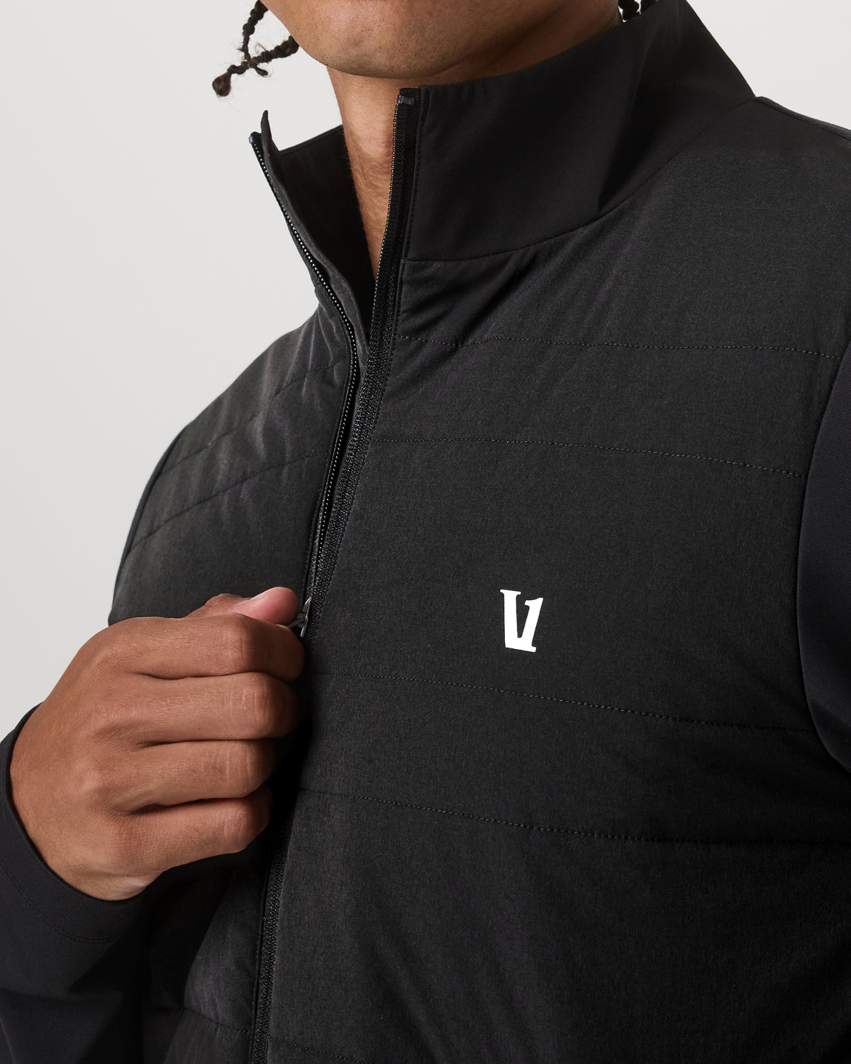Sunday Insulated Hybrid Jacket Men's Black Training Jacket | Vuori Discount