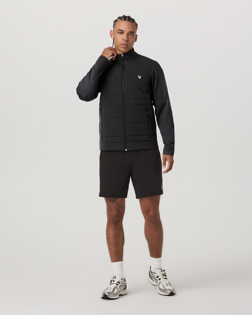 Sunday Insulated Hybrid Jacket Men's Black Training Jacket | Vuori Discount