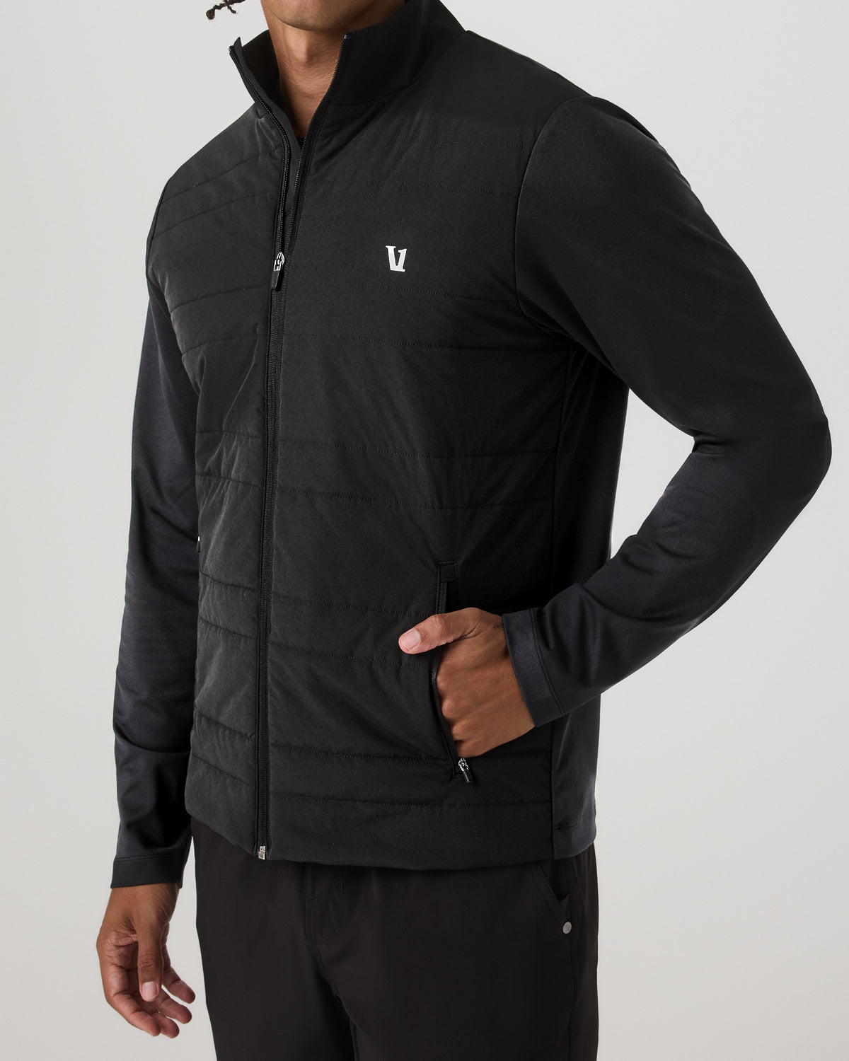 Sunday Insulated Hybrid Jacket Men's Black Training Jacket | Vuori Discount