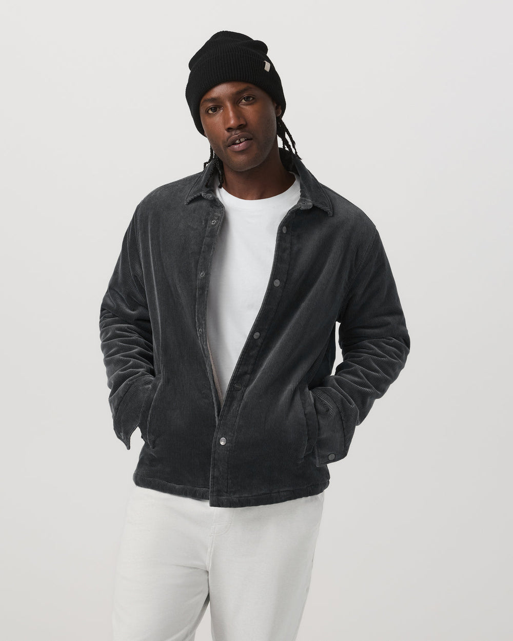 Vuori Cord Jacket Men's Dark Pewter Corduroy Jacket | Vuori Sale