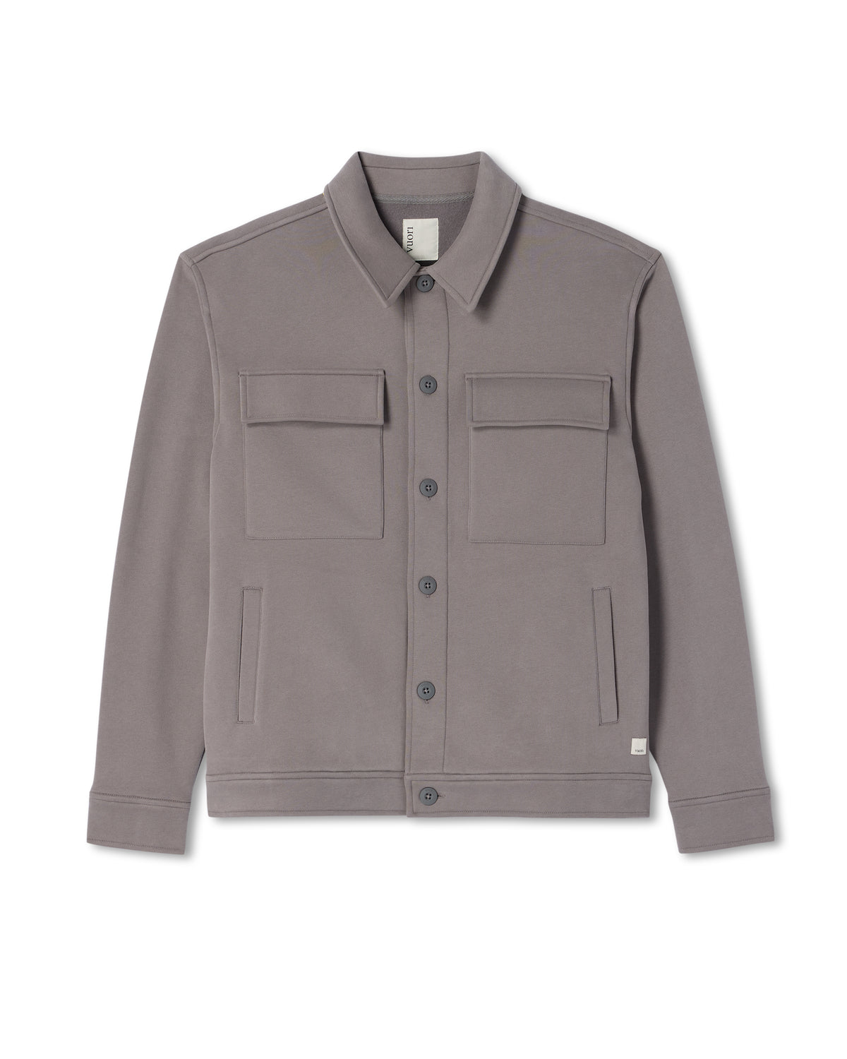 Seaside Shirt Jacket Men's Cavern Grey Lifestyle Jacket | Vuori On sale