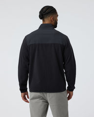 Aspen Full Zip Jacket Black Fleece Jacket | Vuori For sale