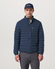 Men's Steadfast Insulated Full Zip Jacket Blue Coast | Vuori Online