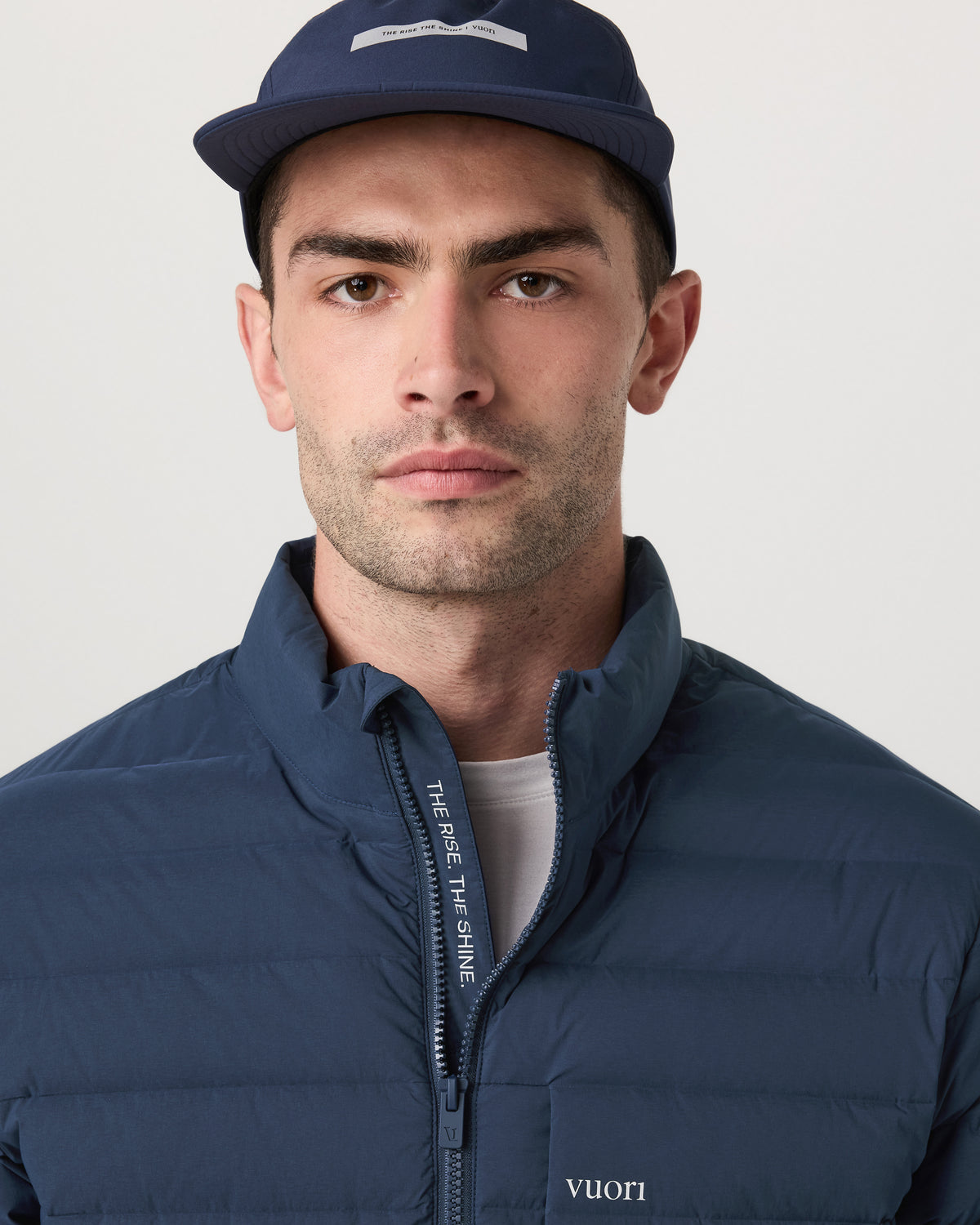 Men's Steadfast Insulated Full Zip Jacket Blue Coast | Vuori Online