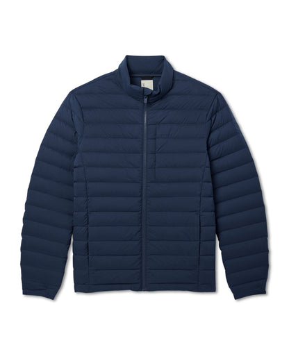 Men's Steadfast Insulated Full Zip Jacket Blue Coast | Vuori Online