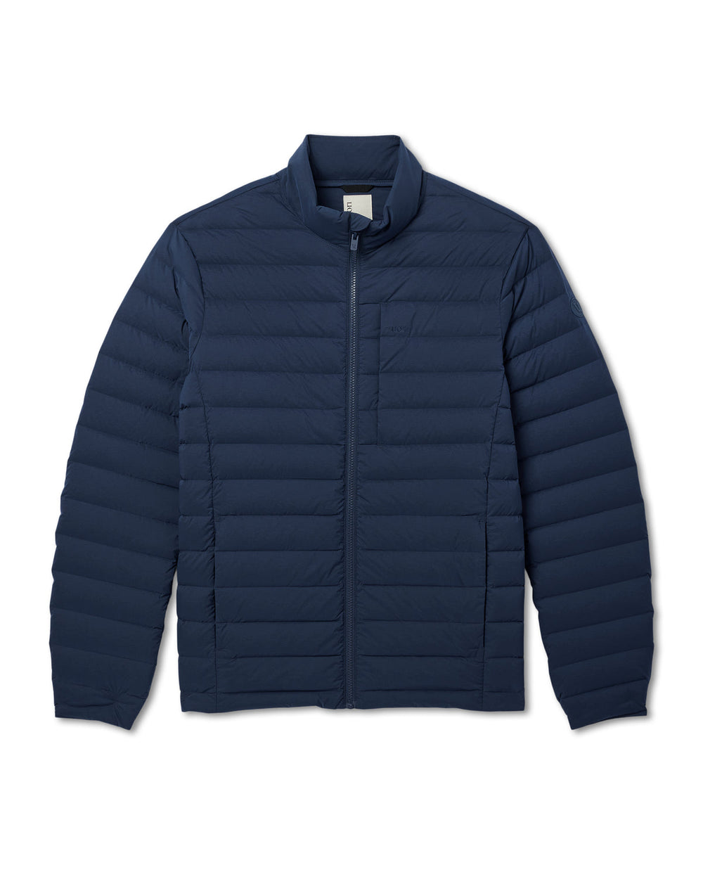 Men's Steadfast Insulated Full Zip Jacket Blue Coast | Vuori Online
