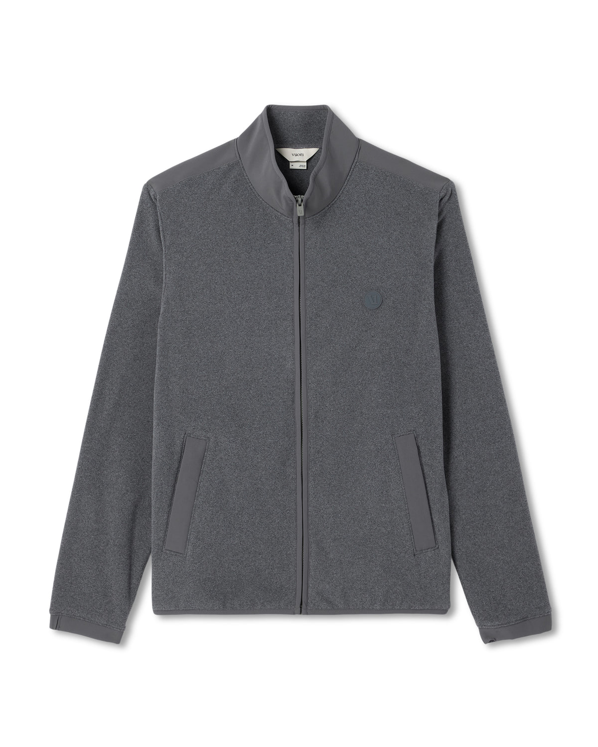 Aspen FZ Jacket Men's Heather Grey Full-Zip Jacket | Vuori US