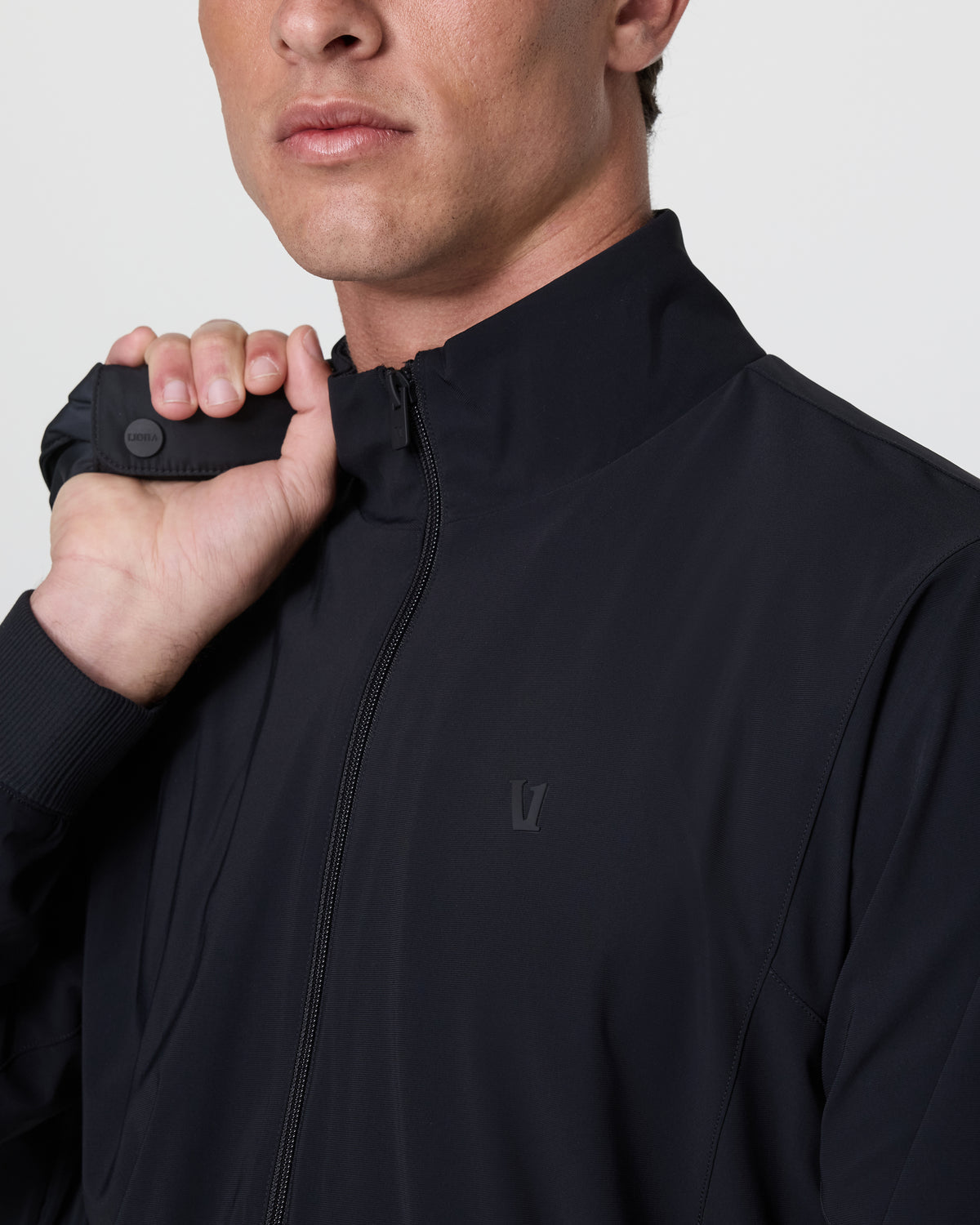 Fleet Jacket Men's Black Lightweight Jacket | Vuori Clothing