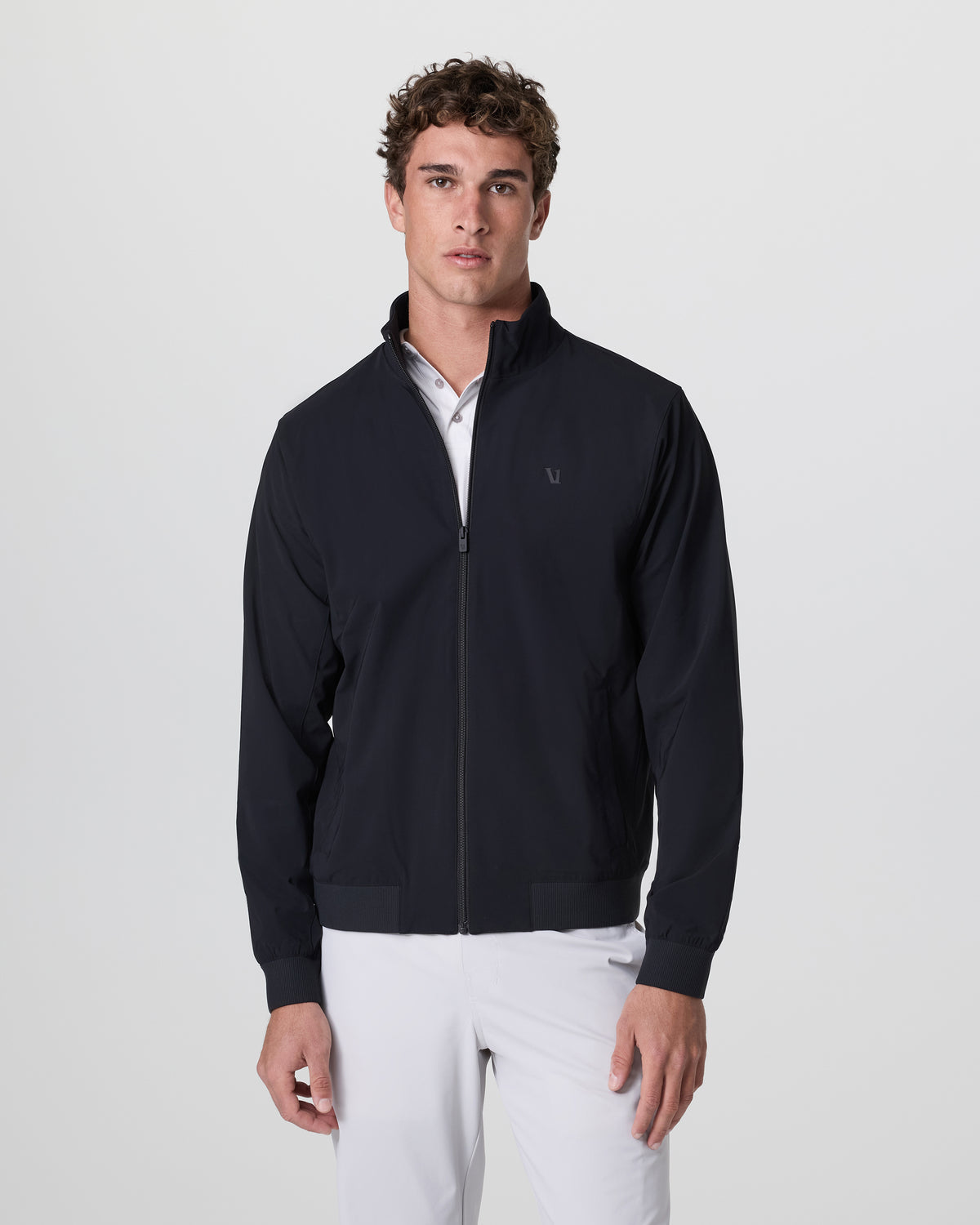 Fleet Jacket Men's Black Lightweight Jacket | Vuori Clothing