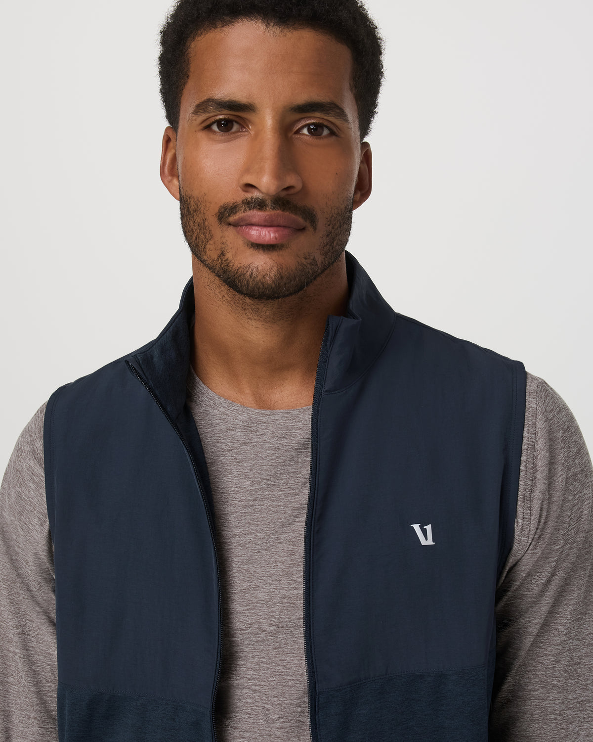 Sunday Element Vest Men's Ink Heather Vest | Vuori Sale
