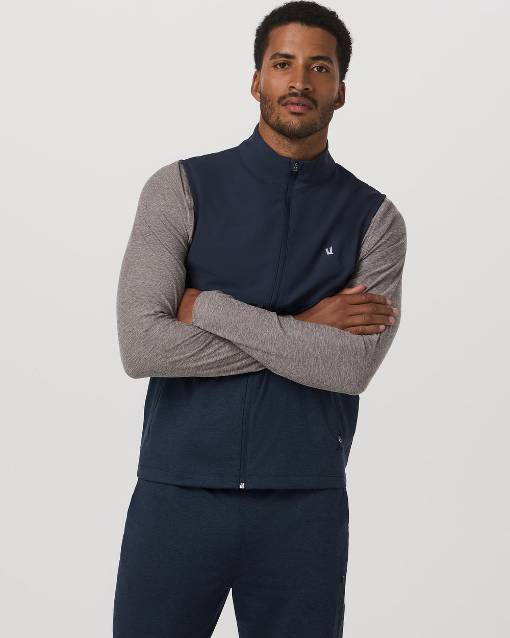 Sunday Element Vest Men's Ink Heather Vest | Vuori Sale