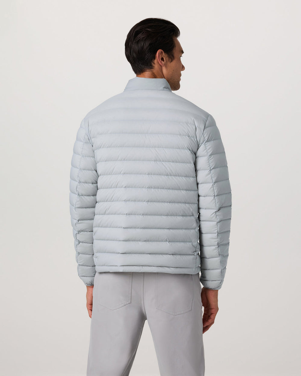 Steadfast Insulated Full Zip Jacket Men's Sea Fog Jacket | Vuori On sale