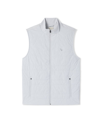Sunday Insulated Hybrid Vest Frost Grey Training Vest | Vuori For sale