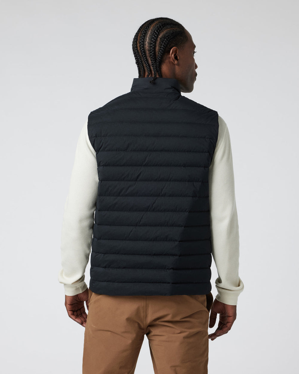 Steadfast Insulated Vest Men's Black Down Vest | Vuori Online